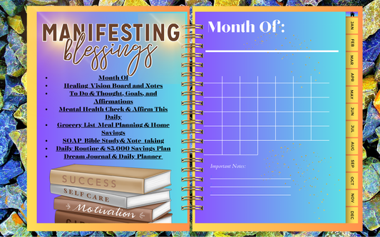 Faith Over Fear Digital Planner - Hyperlinked