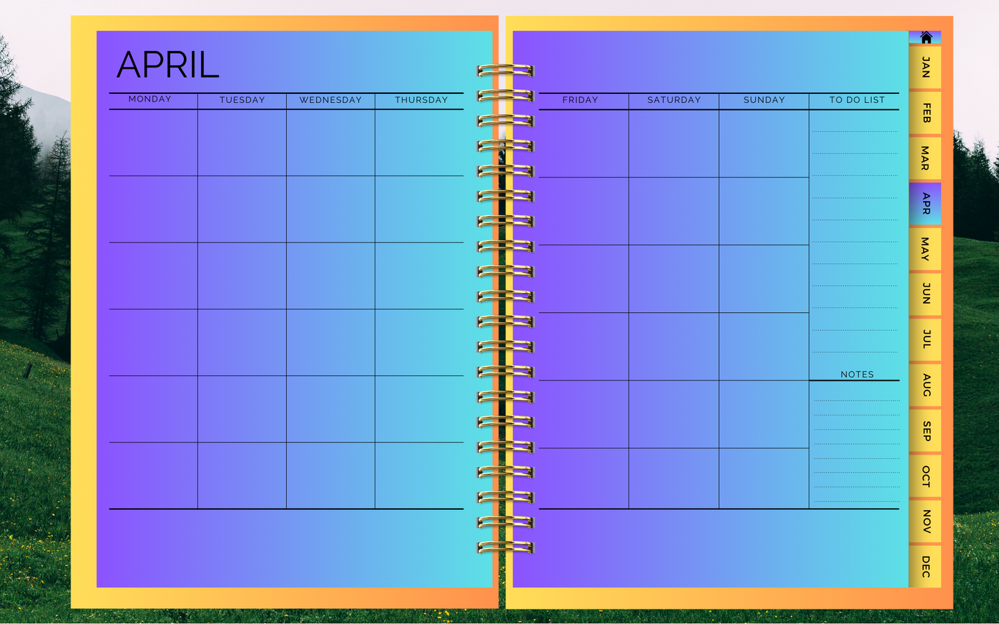 Faith Over Fear Digital Planner - Hyperlinked